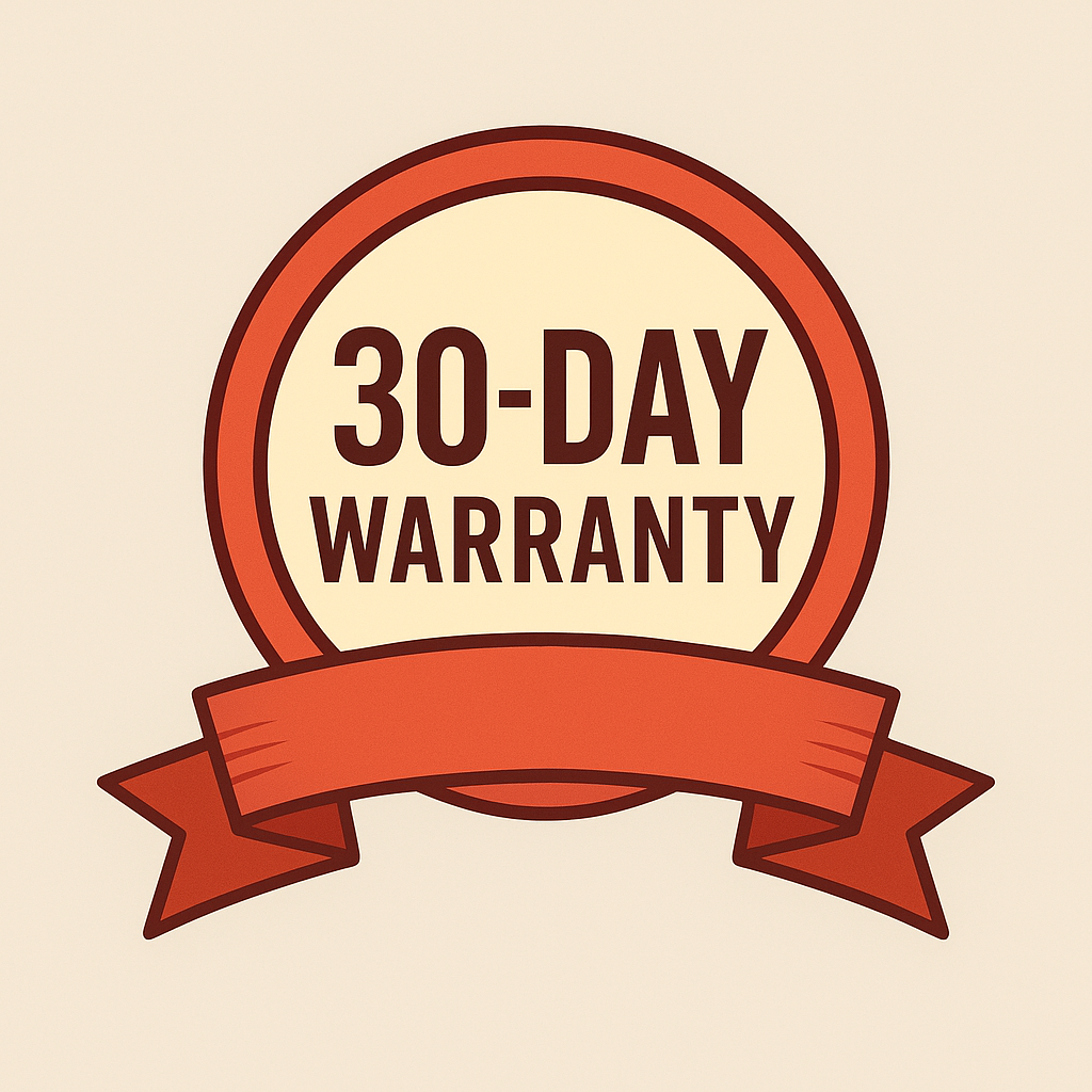 30-Day Warranty